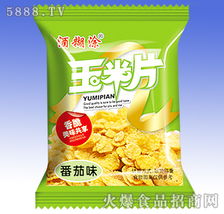 玉米片番茄味散裝全國招商，共拓休閑食品新藍(lán)海